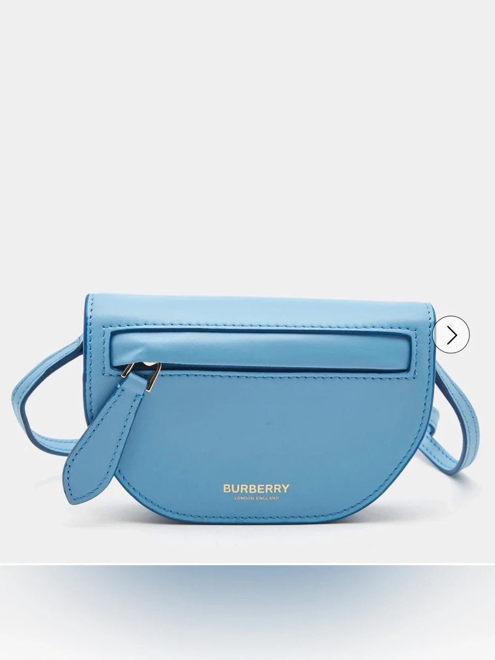 Burberry Light Blue Micro Olympia Crossbody Card Case - NWT